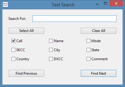 Find - Text Search